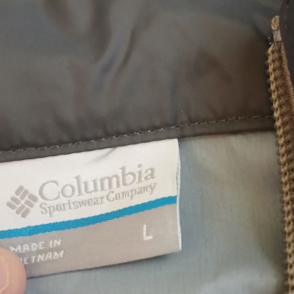 Columbia Packable Full Zip 100% Nylon Windbreaker Jacket Men's Size Large - Picture 3 of 4